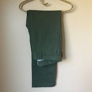 Goodfellow Hennepin Chino Slim Green Mens 33W x 30L